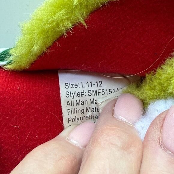 Grinch Christmas Sleep Pants and Matching Slippers - Picture 11 of 12